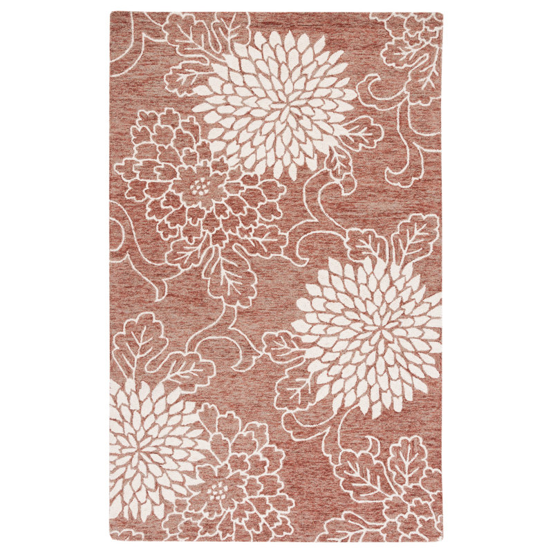 Tapis Jardin / Ivoire Jardin 602, Carré 6 pi