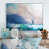 Toile avec cadre flottant blanc