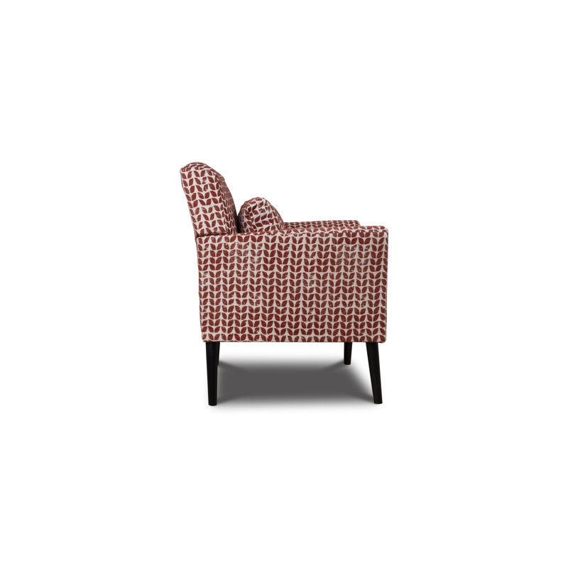 Bundella Upholstered Club Chair, Red