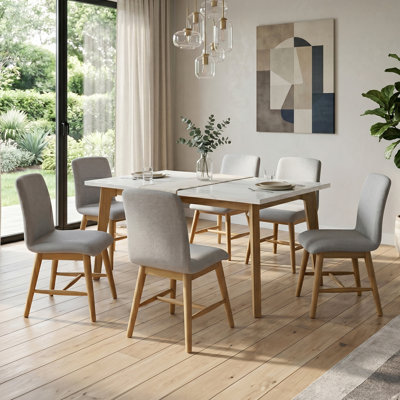 Pillay 7-Piece Rectangular Dining Table Set