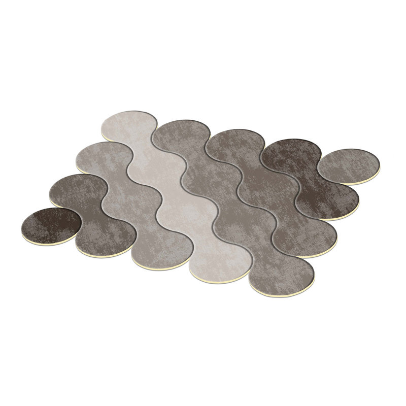 Tapis de couloir antidérapant (31,5 x 59,1 pouces), 100% polyester, brun | 1200 g / m², éponge de 0,16 po de hauteur, antibactérien et antiallergique | Lavable à la machine à 30 ° C, tissu facile à nettoyer, design élégant et durable pour les entrées de maison