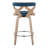 Betuel Swivel Upholstered Counter Stool-92170247-92170246