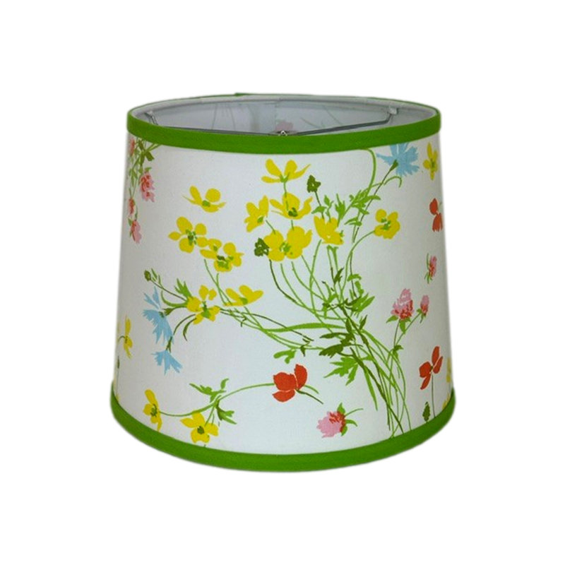 Colorful Wildflower Drum Lamp Shade