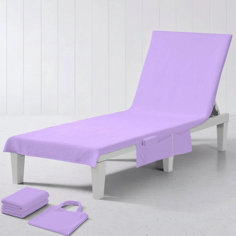 BEACH CHAIR COVER & BAG - RED, Lilac