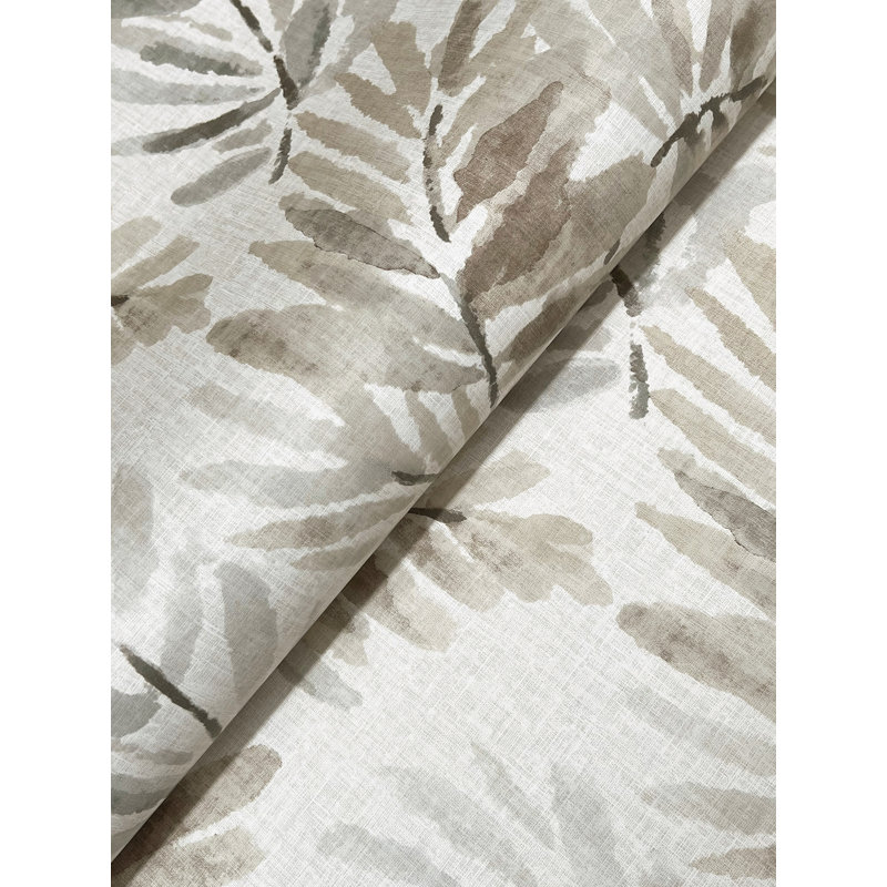 Papier peint Serenade Gray Ferns, Gris