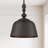Saxon 1-Light Dimmable Dome Pendant-1953057661