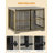 XL Large Dog Crate Furniture, Indoor Dog Kennel Furniture with Barn Door, Wooden Tall Dog Crate, Heavy Duty Dog Cage for Large Dogs, Side End Table, Anti-Chew-778718990-766147003