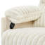 Fauteuil inclinable manuel en velours côtelé Bocaton-126366249