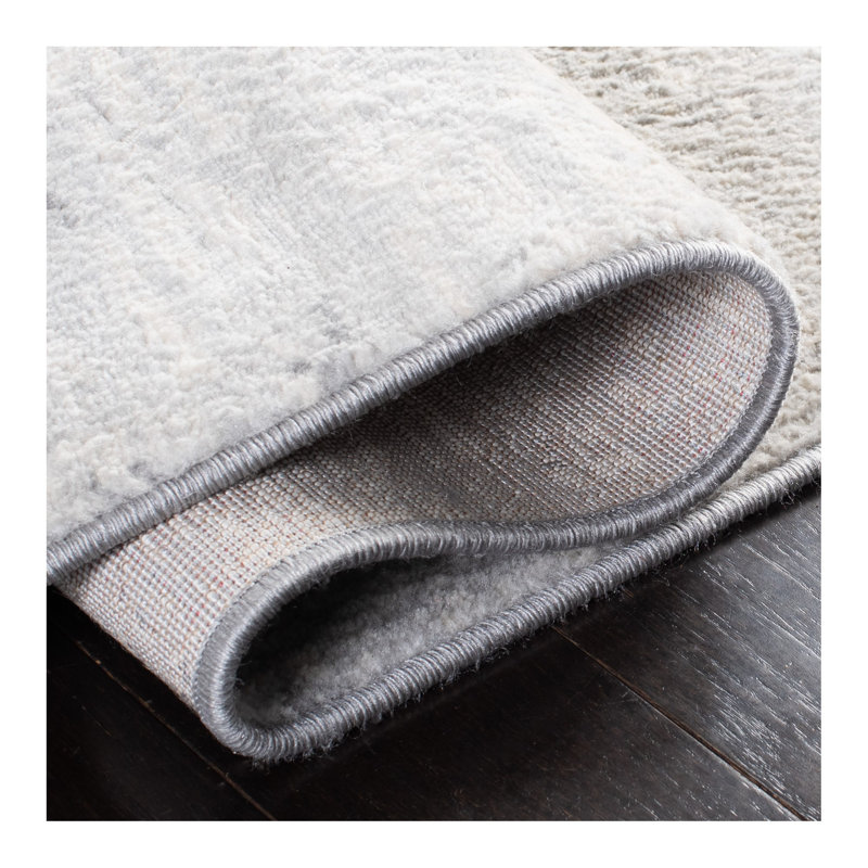 Tapis gris / ivoire Adamson, Rectangle 9 pi x 12 pi