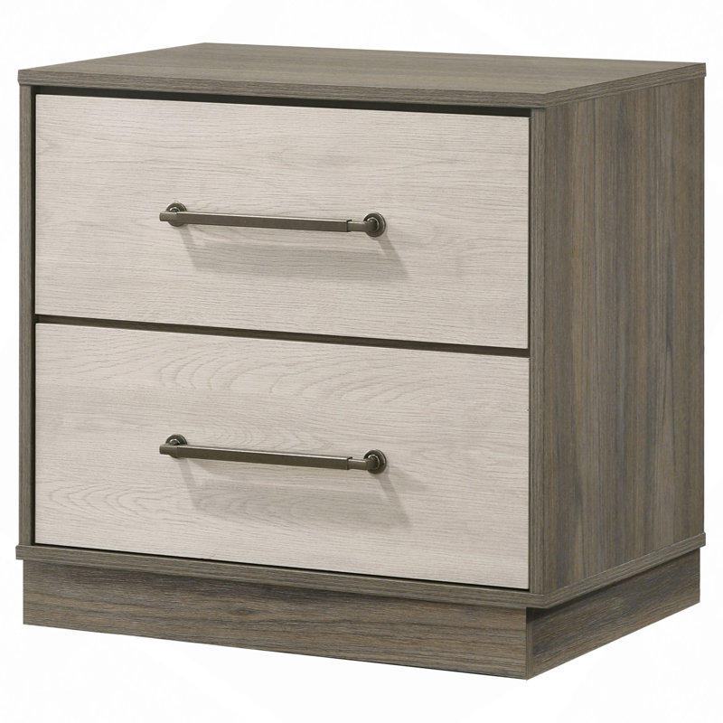 Table de chevet 2 tiroirs Edmondson