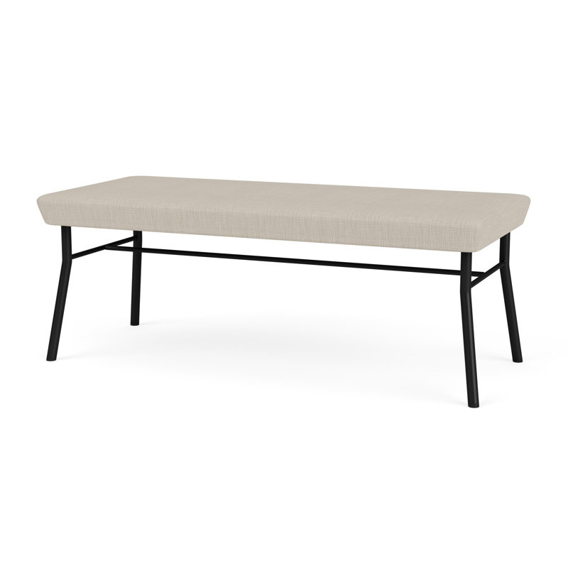 Banc en métal 2 places Chat, Noir, Modena blé