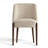 Modern 19.5" Upholstered Solid Wood Legs Dining Side Chair With Full Back (Set of 4 )-842358114