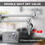 Robinet de cuisine mural escamotable avec robinet pivotant à double articulation escamotable-106803027