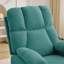 Fauteuil inclinable GEEYOO, fauteuil pivotant à 360° pour salon, petit fauteuil inclinable manuel pour petits espaces-1365673238