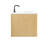 Redbridge 24'' Single Wall Mounted Bathroon Vanity with Quartz Top