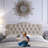 Upholstered Button-tufted Platform Bed Frame with Adjustable Height Headboard-1685596277-1685596170