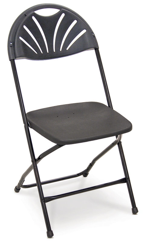 Chaise pliante en plastique Series 5, Noir
