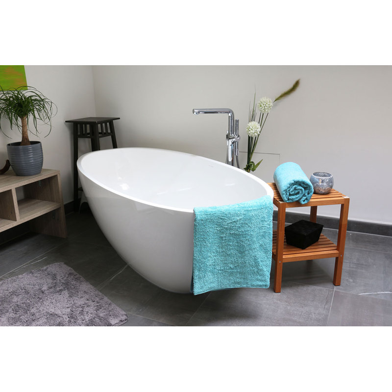 Midweight Bath Sheet, Azur