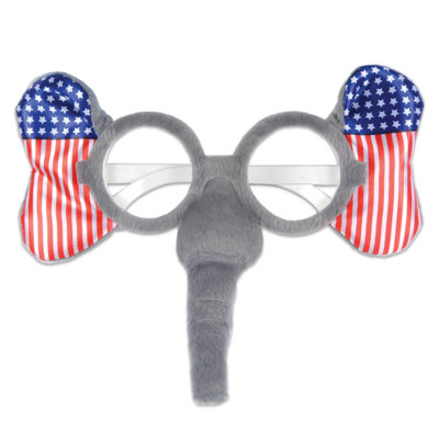 Verres d'éléphant patriotiques