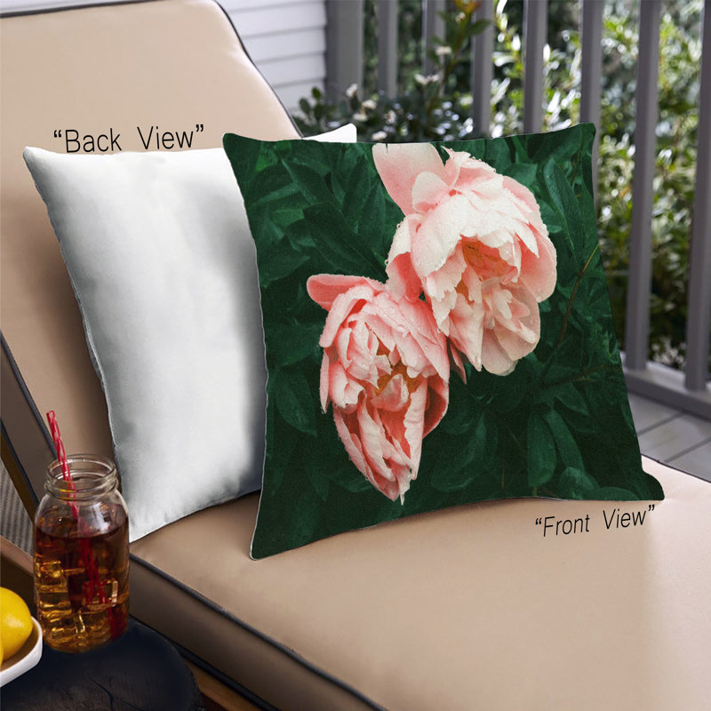 Coussin décoratif Color Focus rose 43, Microsuède