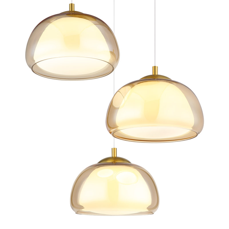 Berengario 1 - Light LED Geometric Pendant, Gold