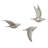 Polystone Metallic 3D Floating Bird Home Wall Decor Set of 3-190840450-206025005