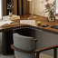 Bureau d'écriture rectangulaire en bois massif brun noisette-881193560-881193563