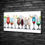 A Set Of Drinks - No Frame Print on Canvas-792727904