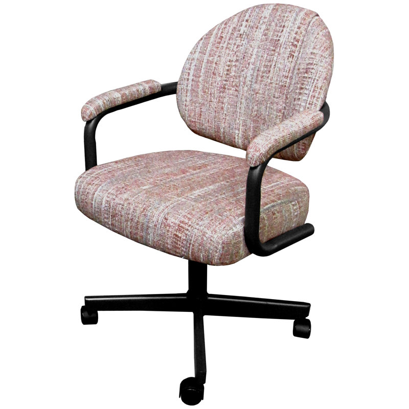Bedolla Polyester Blend Task Chair, Black, Brown