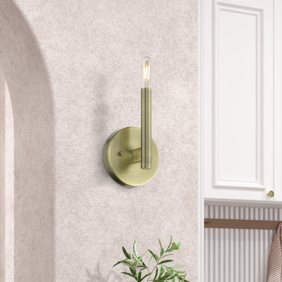 Marimar Steel Candle Wall Light