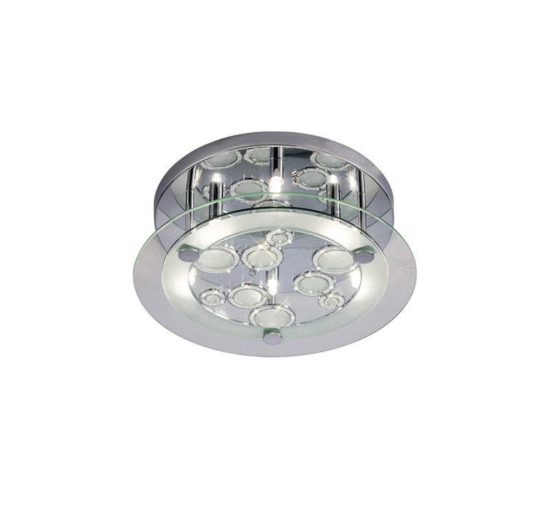 Glass Semi Flush Mount