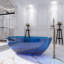 64'' x 29.6'' Soaking Resin Bathtub