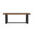 Solid Wood Bench With Metal Legs-853125509