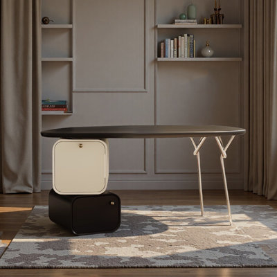 Exquisite design computer desk with drawer storage