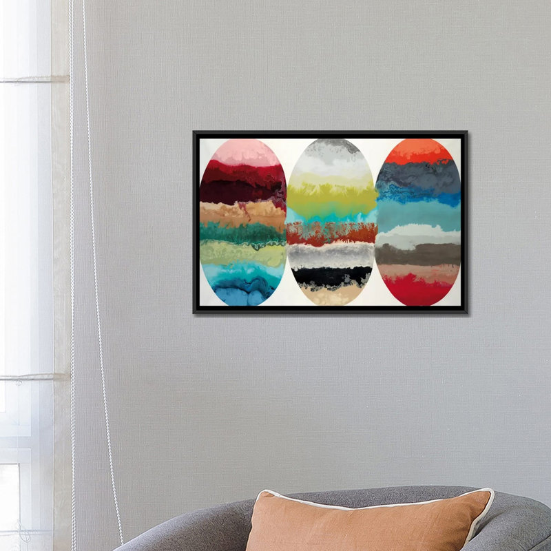 «Life's Energy», reproduction sur toile, H 18 po x l 26 po x P 1,5 po, Toile avec cadre noir, Pas de tapis