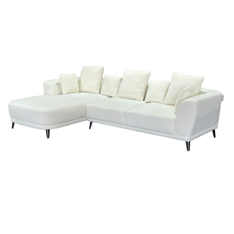 3 Seater Sofa Bed, Beige, Right Hand Facing