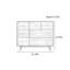 Table buffet simple en bois