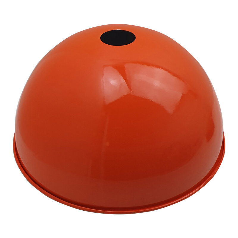 17 cm H Bowl Lamp Shade ( Uno ), Orange