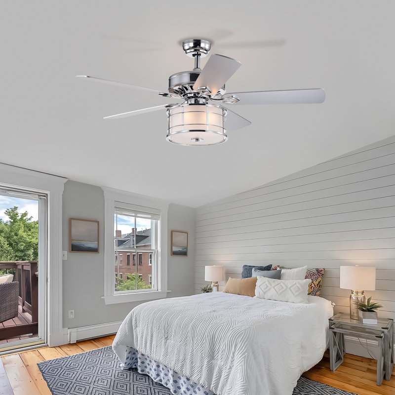 Ventilateur de plafond 52 po avec ensemble d'éclairage