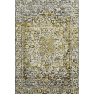 Premium Machine Washable Lubbers AMF1728 Global Rug