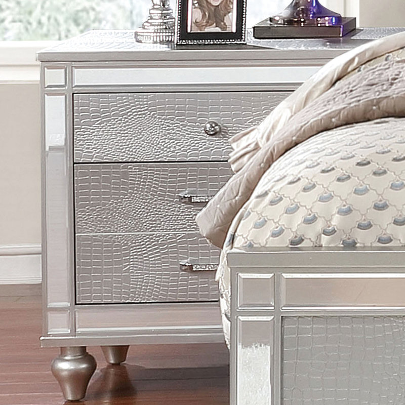 Table de chevet classique Classic Silver