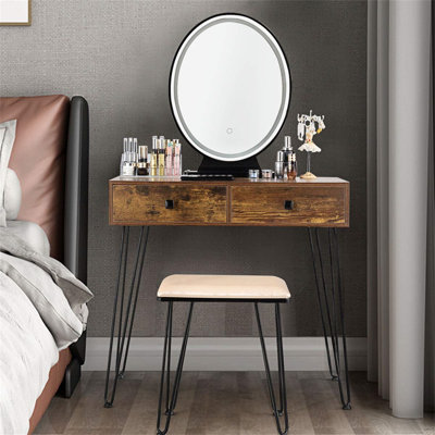 Olla Dressing Table with Mirror