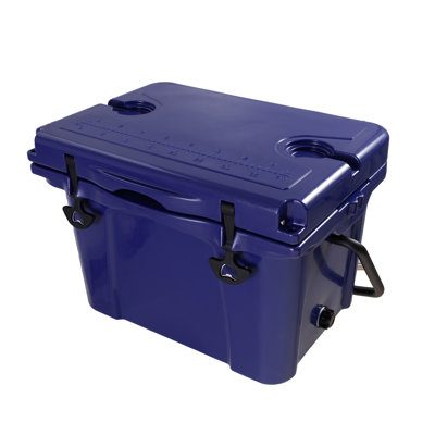 25Qt Portable Cooler With 5 - Day Cold Retention, Forming Ruler, And Non Slip Feet. Great For Long Term Outdoor Adventures Insulated Cooler: 30 Can Capacity, Ergonomic Handle. Comfortable To Carry