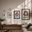 Identity Among Crowd Mid-Century - Print-1005996722-1005996684