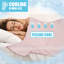 Jeté rafraîchissant pour dormeuses chaudes, couverture d'été légère pour lit, 60 x 80-94571559-94571563