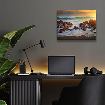 Approaching Wave' by Patrick Zephyr Acrylic