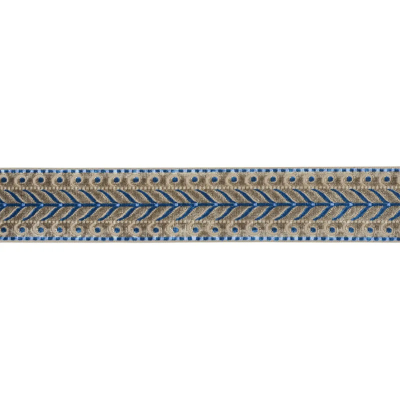 Ruban de velours Marion, Taupe