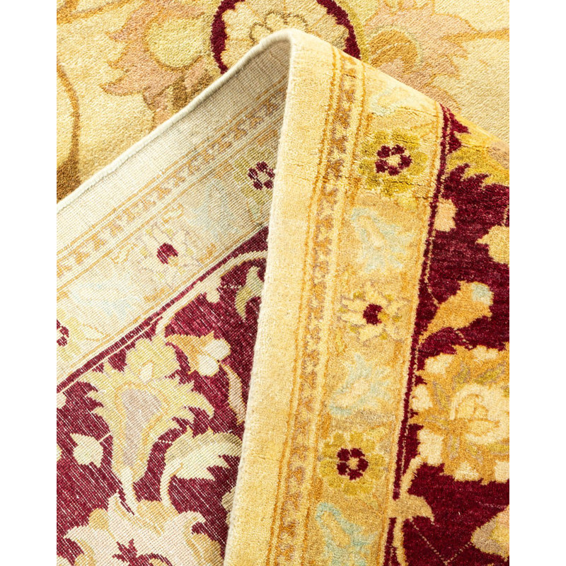 Classic One-of-a-Kind 9' 1" x 11' 10" Hand Knotted Area Rug