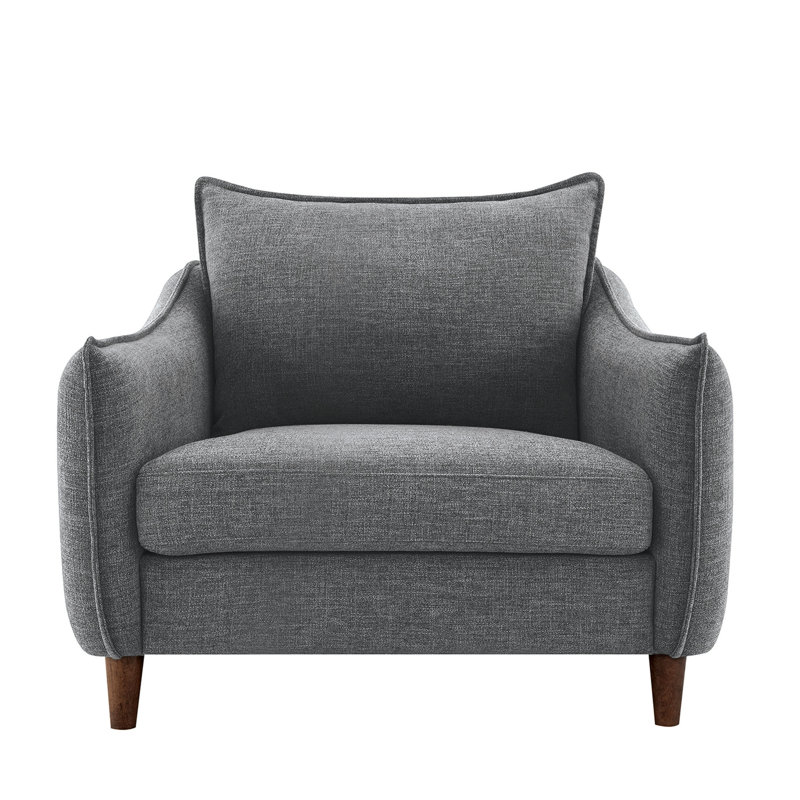 Chaise inclinée 40 po Clayton, Gris foncé