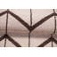 Tapis beige/brun en laine noué la à la main marocain treillis oriental Delphine-30954263